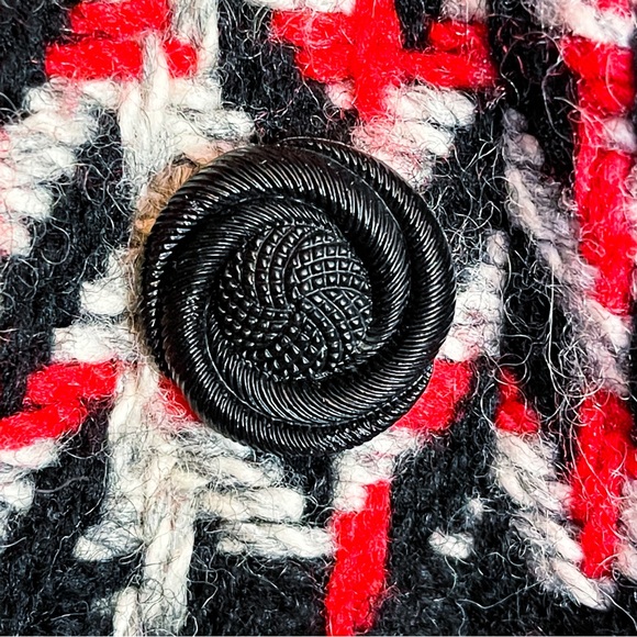 Amazing Vintage OOAK Handmade Coat - A Quintessential 80s New Wave Silhouette - Picture 6 of 9